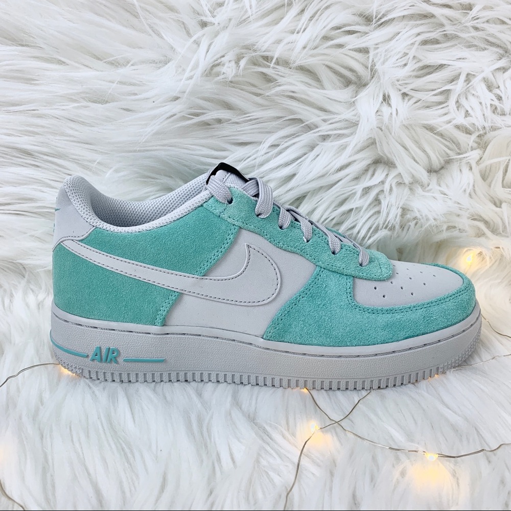 New Nike Air Force 1 Tiffany Teal and Grey - Picture 7 of 9